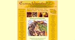 Desktop Screenshot of cuisinez-vegetalien.net