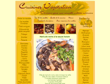 Tablet Screenshot of cuisinez-vegetalien.net